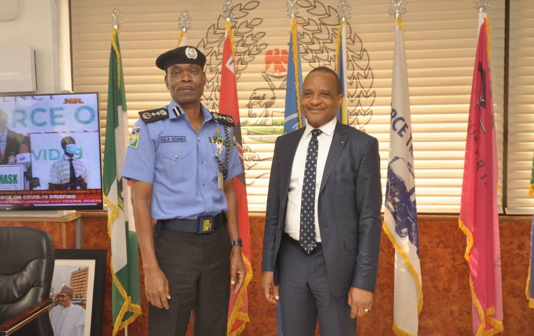 PHOTO NEWS 2: NIMASA DG VISITS INSPECTOR GENERAL OF NIGERIAN POLICE