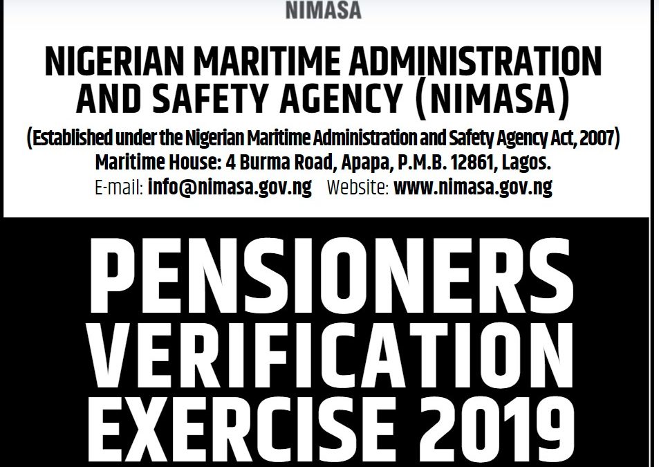 PENSIONERS VERIFICATION EXERCISE 2019