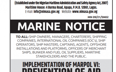IMPLEMENTATION OF MARPOL VI: PREVENTION OF AIR POLLUTION FROM SHIPS