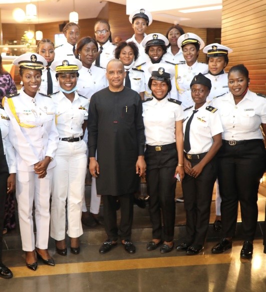 CAPACITY DEVELOPMENT: NIMASA REVIEWS SPONSORSHIP OF CADETS TRAINING. 