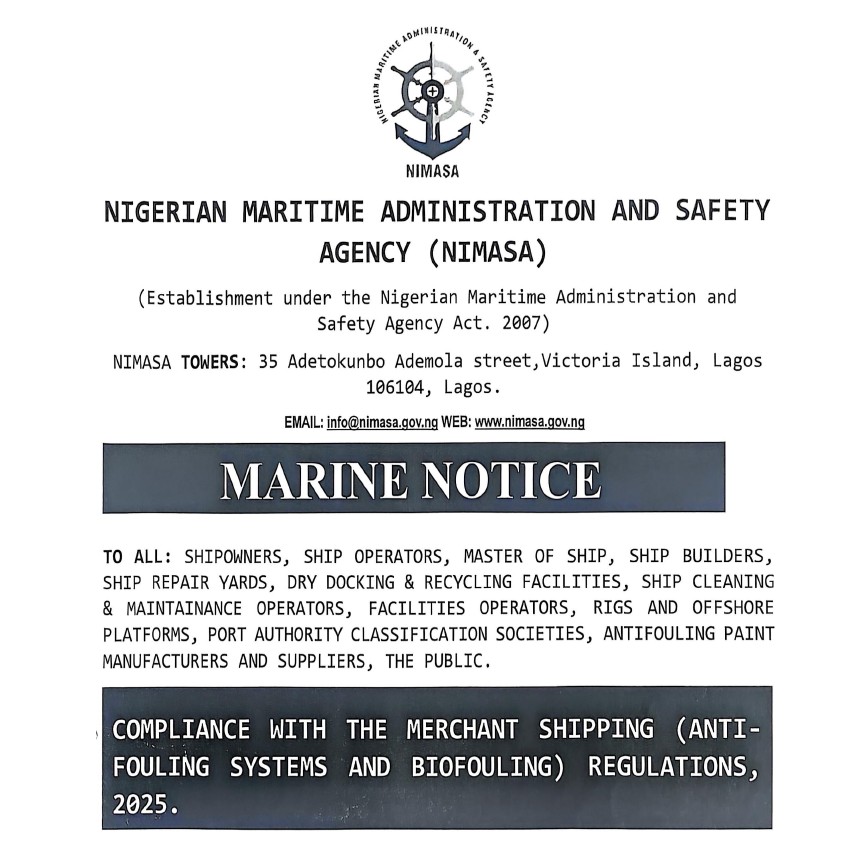 Marine Notice on Anti-Fouling Systems and Biofueling Regulations 2025