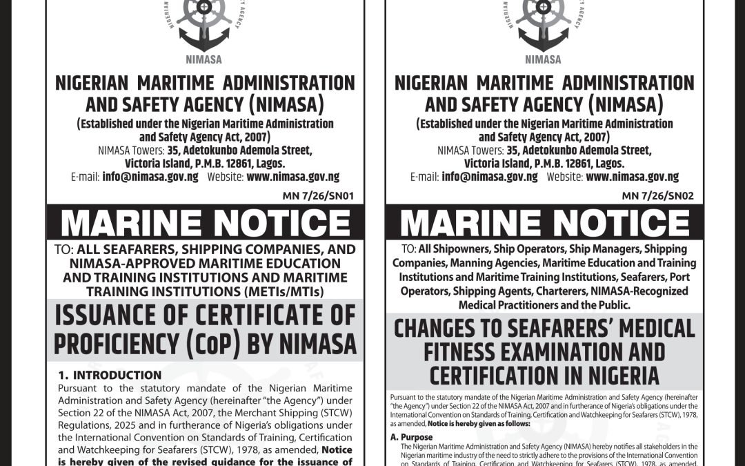 Marine Notices (4 in 1 Doc) 
