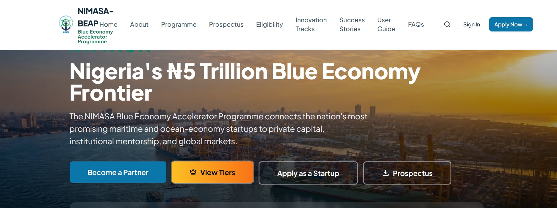 NIMASA-BEAP: PORTAL OPENS TO ALL NIGERIANS AS NIMASA REMOVES AGE BARRIER